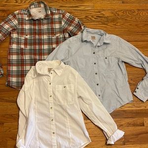 Lot of Filson Womens button down shirts small and medium